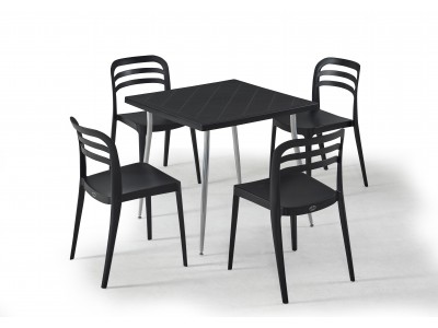 Градински комплект ASPEN set 4 (черно)